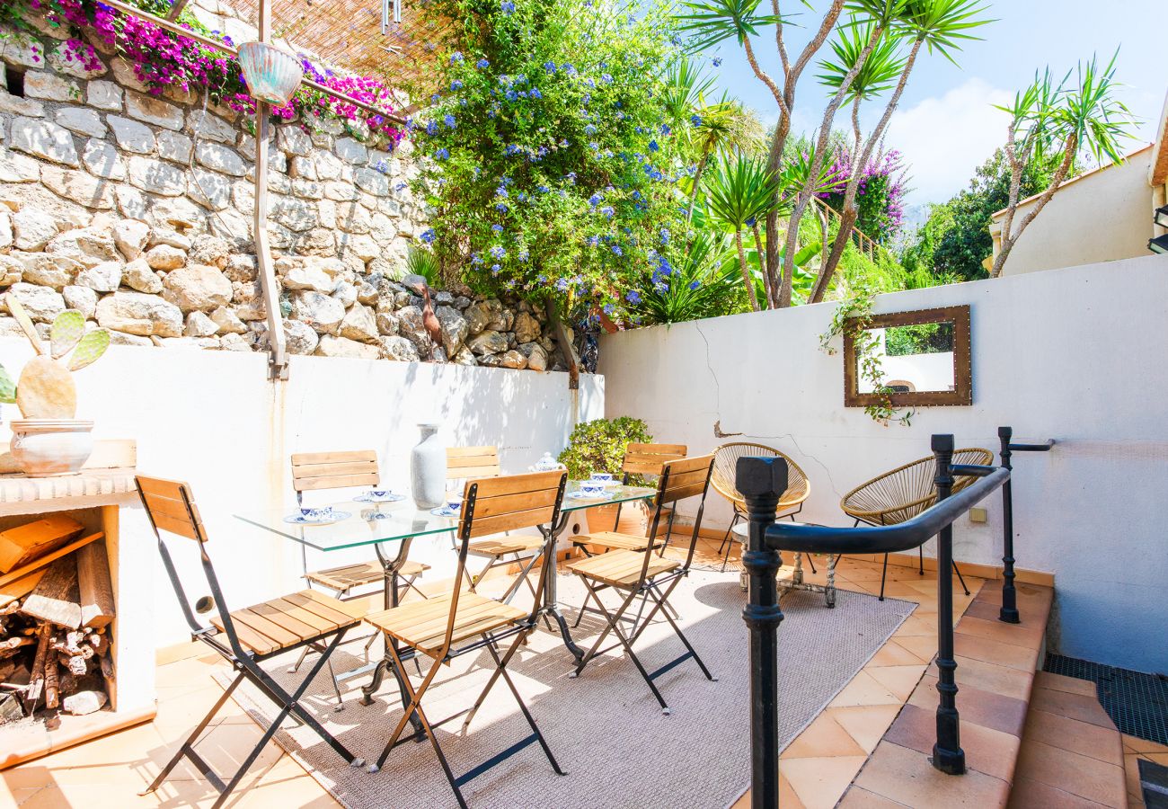 terrasse avec cuisine d'été 